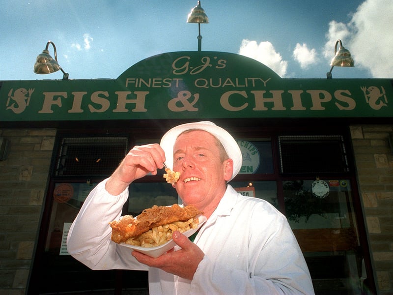 Redundant miner Granville Coulson launched a fish and shop in Oulton. He is pictured in May 1997.