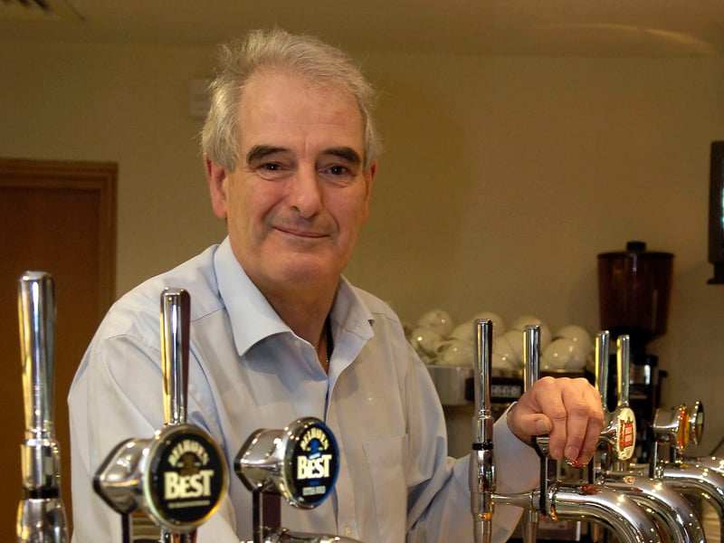 Bryan McCann, landlord of the Ensign Ewart pub, pictured in 2006