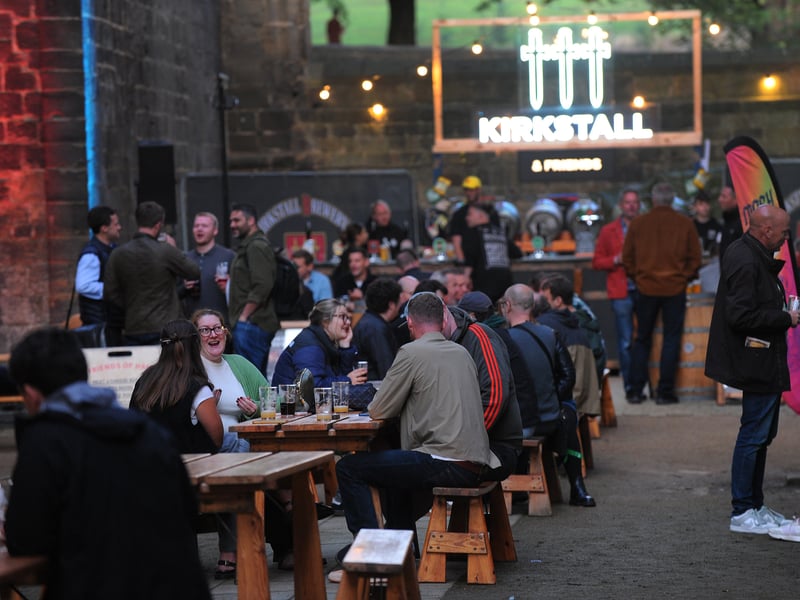 The Leeds International Beer Festival at Kirkstall Abbey is now in its 13th year. 
