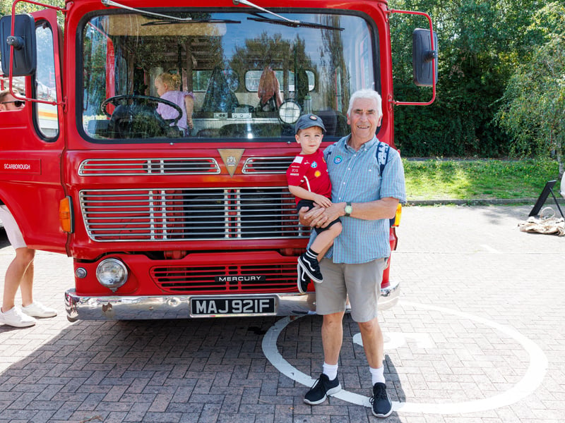 Port Solent 999 day 

Pictured: Little Fred with Big Fred enjoying 999 day in Port Solent. 

Picture:Marcin Jedrysiak