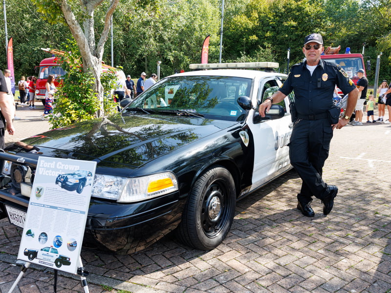 Port Solent 999 Day showcased the emergency services with a whole host of activities. 

Pictured: Bob Tweney with his car Ford Crown Victoria Police Interceptor 

Picture: Marcin Jedrysiak