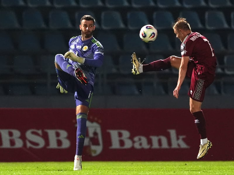 Early moment of concern when one of his clearances from a tricky Robertson back-pass was blocked by Malashevich. Did well later in half to sweep up a dangerous long ball and then made an excellent save to deny Ebong with his legs. Grew in confidence after that and can be pleased with his composed performance. 8