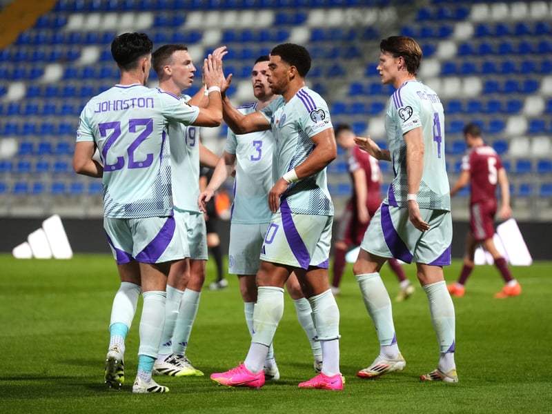 First competitive start for Scotland as he came in for Hickey at right-back. Was beaten by Ebong for the Belarussians' only chance of note, but otherwise had a largely unflustered performance defensively. Played his part in the opener and was always willing to support attacks. Came off for Hickey. 7