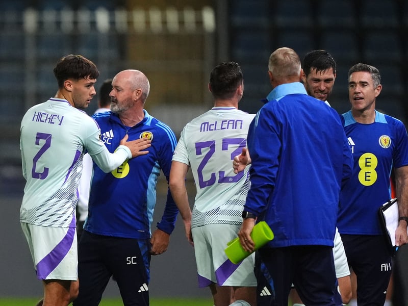 It was too much to ask for the right-back to start both games, but he came on for Johnston and slotted in just fine. After so long on the sidelines, it's just great to see him in a Scotland shirt again. 5