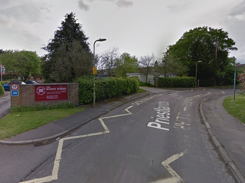 The Romsey School, Romsey, has been awarded a score of 29/40 on The Telegraph's GCSE league table, making it a good school for GCSE results. 