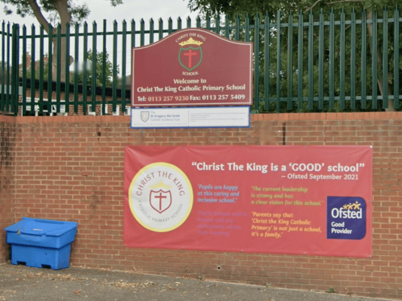Christ The King Catholic Primary School, located on Kings Approach, Bramley, scored an overall rating of 'Very Good' and an average KS2 score of 111.7.