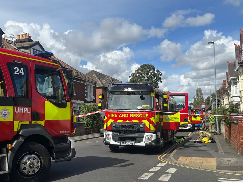 The Hampshire and Isle of Wight Fire and Rescue Service has scrambled to a house fire in Gladys Avenue, North End, this afternoon.