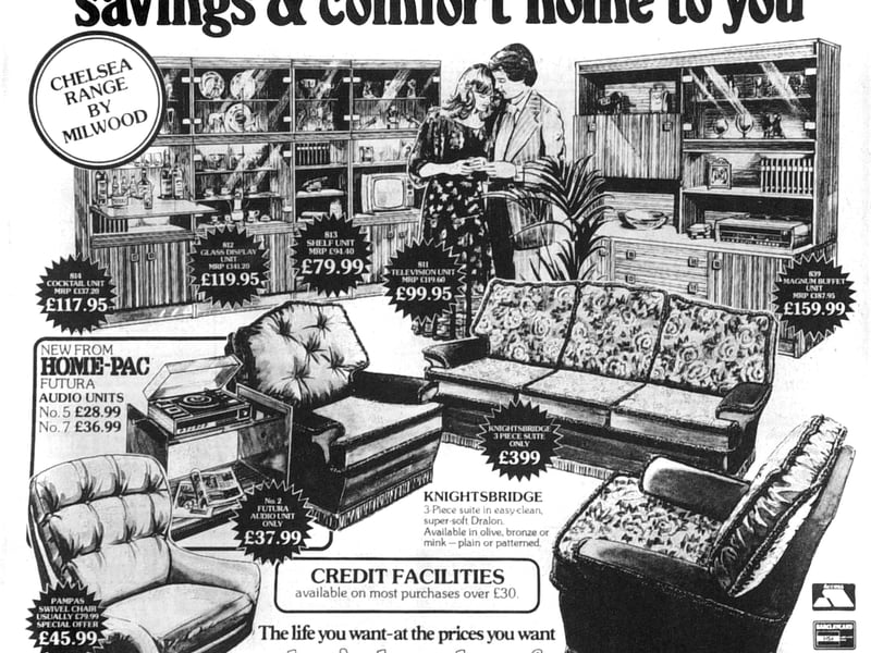Based at 140-142 Briggate, Woolworth's promised customers 'the life you want - at the prices you want'. Credit facilities were available on most purchases £30.