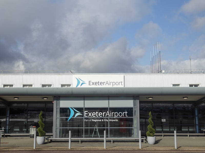Meanwhile, Exeter Airport had 66.1 per cent of positive reviews. Formerly Exeter International Airport, the international airport is located at Clyst Honiton in East Devon.