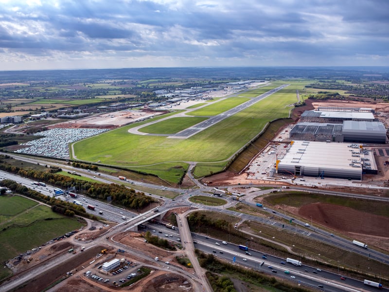 East Midlands Airport received 54.2 per cent of positive reviews. It is is an international airport in Castle Donington.