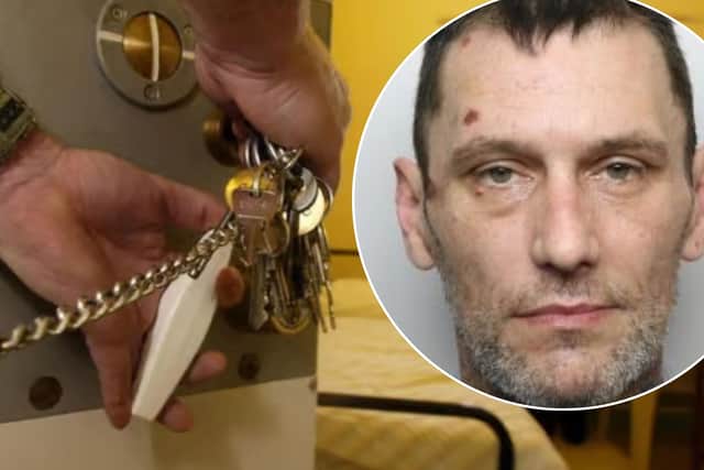 Wesley Bostock was the subject to a custodial sentence of 14 months, suspended for 18 months, for an offence of wounding when police officers observed him carrying “a green holster for a long firearm on his shoulder” as he walked through Sheffield railway station