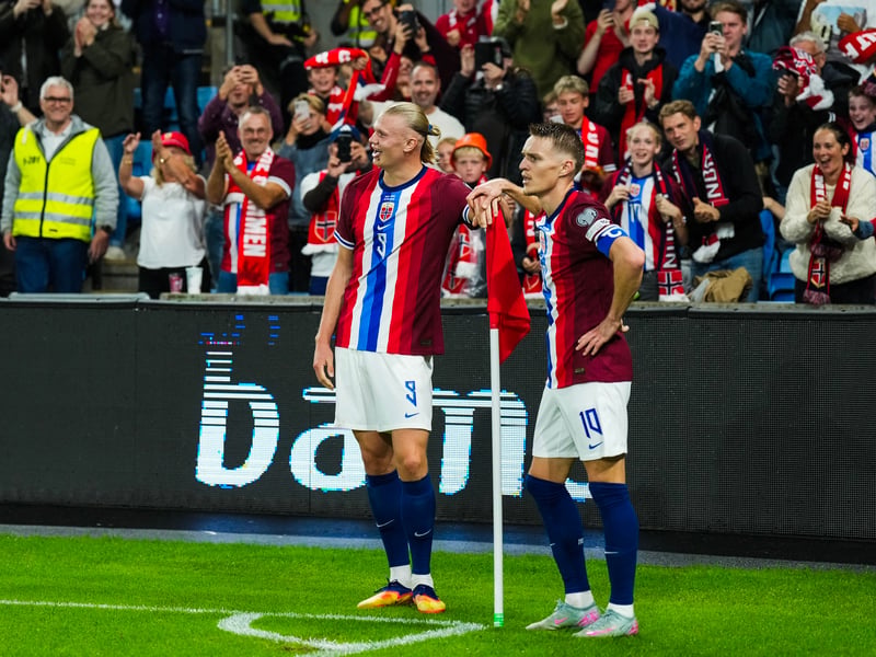 Viewed as dark horses for the tournament, you can never discount a side that possesses the goal-scoring talent of Erling Haaland. Norway are 20/1 for a shock World Cup win.