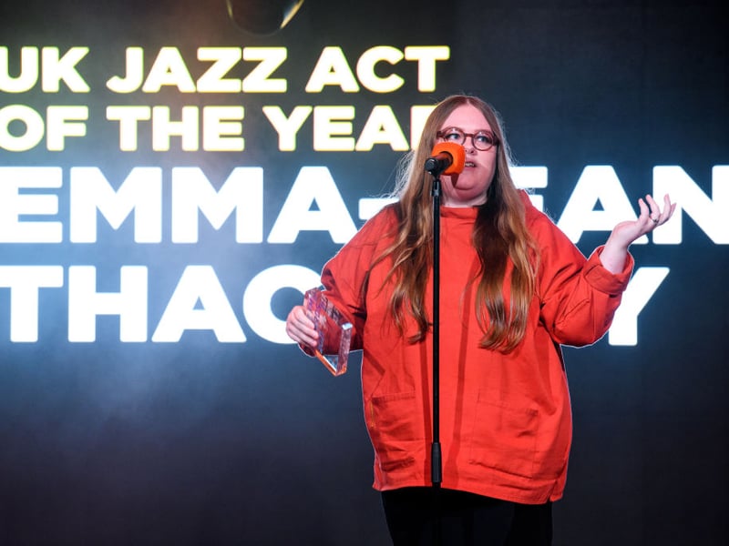 Emma-Jean Thackray won the Jazz FM Album of the Year award her debut album 'Yellow'. She's 7/1 to add the Mercury Prize to her trophy cabinet for second album 'Weirdo' which she played every instrument on.