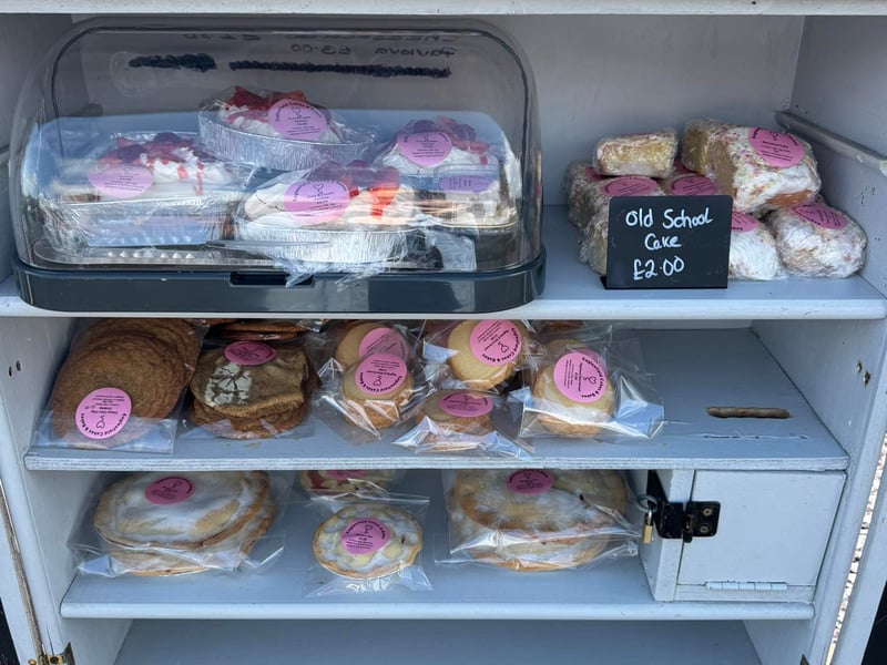 A mother and daughter team run this Dumfries-based honesty box which sells slices of cake, rocky road, millionaires shortbread, blondies and brownies.