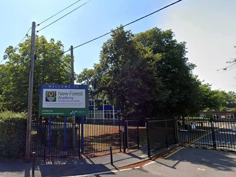 New Forest Academy has been awarded a score of 19/40 on The Telegraph's GCSE league table, making it a 'below average' school for GCSE results.
