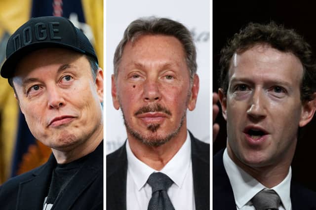 Three of the world's richest men.