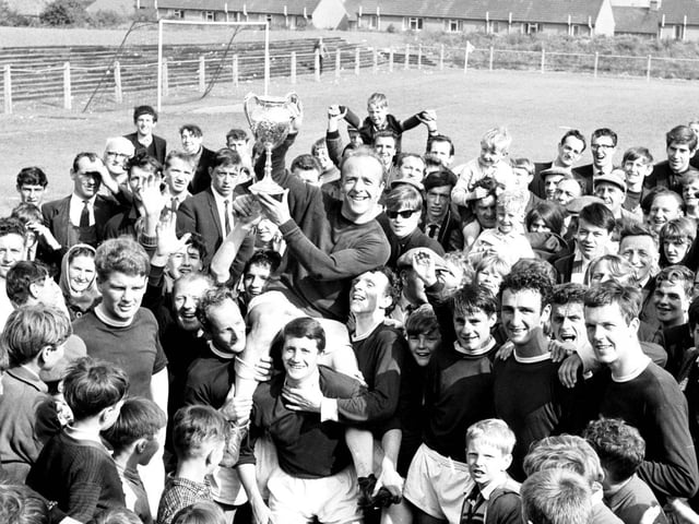 Tommy Reston captained Linlithgow to Scottish Cup glory in 1965 