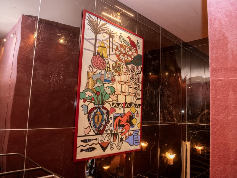 The new refurbishment includes bespoke paintings and artwork