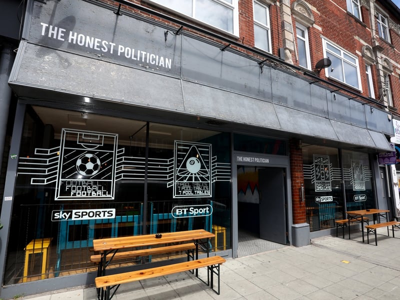 The Honest Politician on Elm Grove has a number of screens to enjoy the football.