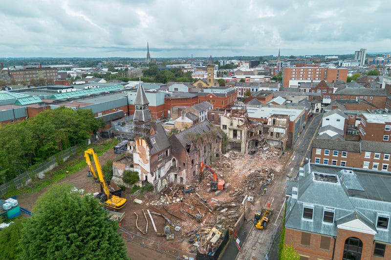 Photos show how demolition work is progressing at Preston's historic St ...