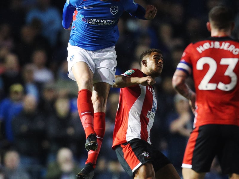 Yes, that’s right. Pompey lined-up for their last south-coast derby with a striker playing at centre-back. Hawkins was utilised by Jackett in the heart of defence on a number of occasions during the 2019-20 campaign. The 33-year-old is back in his natural number nine role and has scored two goals in seven appearances in League Two for Barnet this season.   