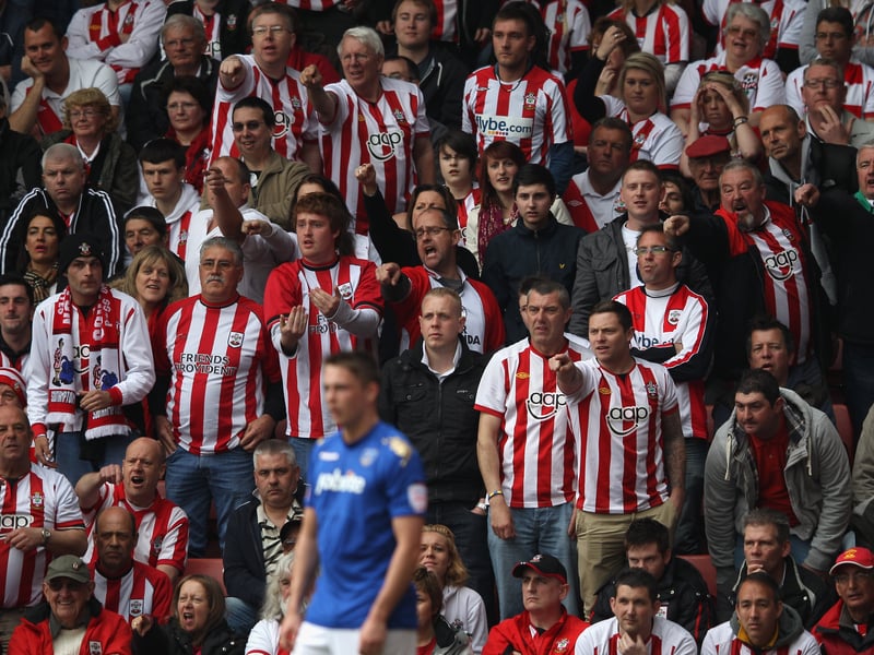 A sell-out crowd is expected at St Mary's today.