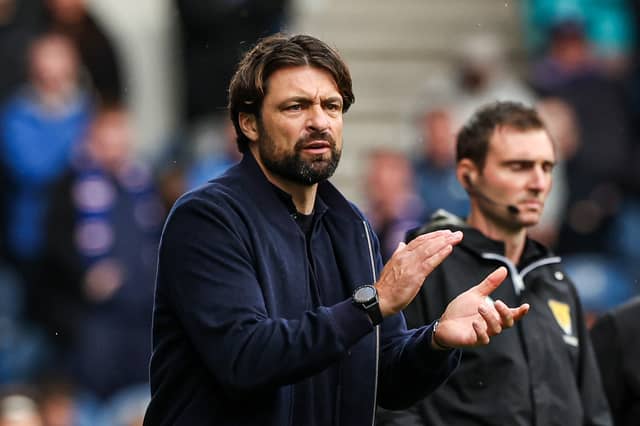 Rangers fans chanted for head coach Russell Martin to be sacked during the 2-0 defeat to Hearts at Ibrox. (Photo by Craig Williamson / SNS Group)