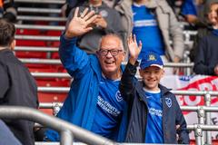 2,700 Pompey fans were packed into the away end at Southampton for the south-coast derby