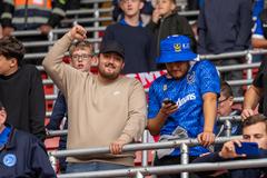 2,700 Pompey fans were packed into the away end at Southampton for the south-coast derby
