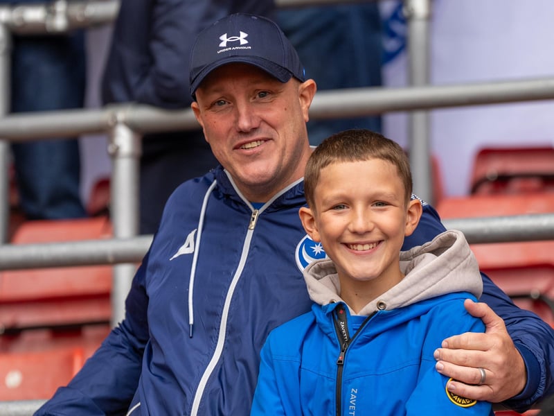 2,700 Pompey fans were packed into the away end at