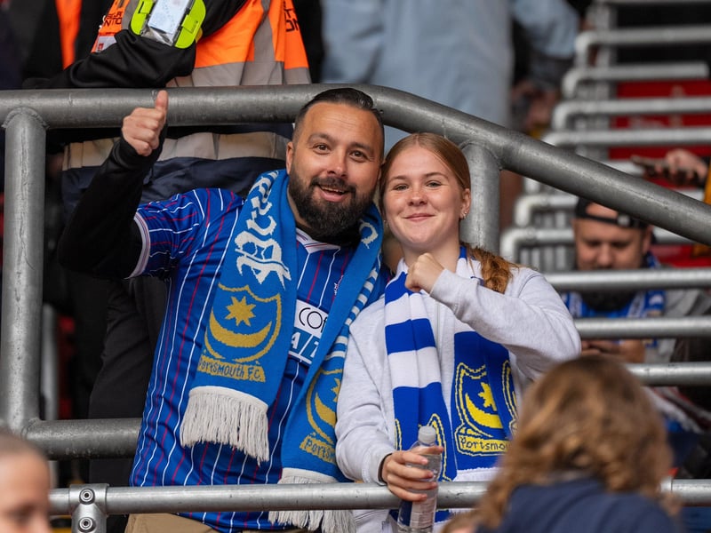 2,700 Pompey fans were packed into the away end at Southampton for the south-coast derby