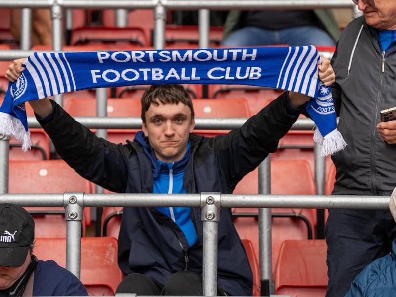 2,700 Pompey fans travelled to St Mary's for the derby via club-arranged coaches.