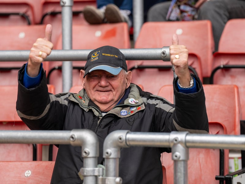 2,700 Pompey fans were packed into the away end at Southampton for the south-coast derby
