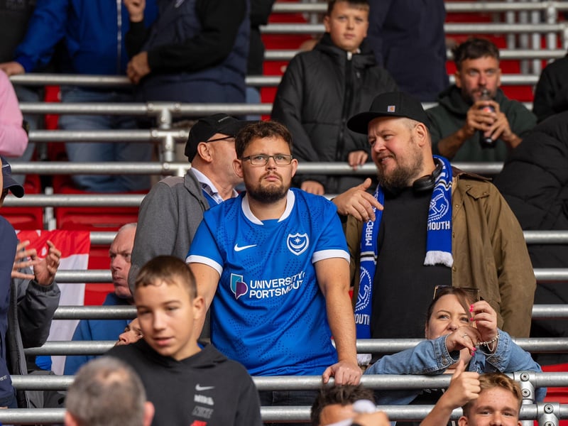 2,700 Pompey fans were packed into the away end at Southampton for the south-coast derby