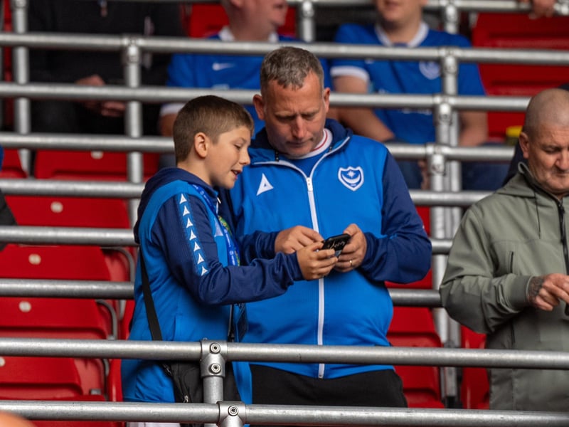 2,700 Pompey fans were packed into the away end at Southampton for the south-coast derby