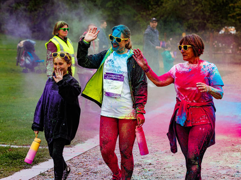 QA colour dash event at Staunton Country Park
Picture:Marcin Jedrysiak