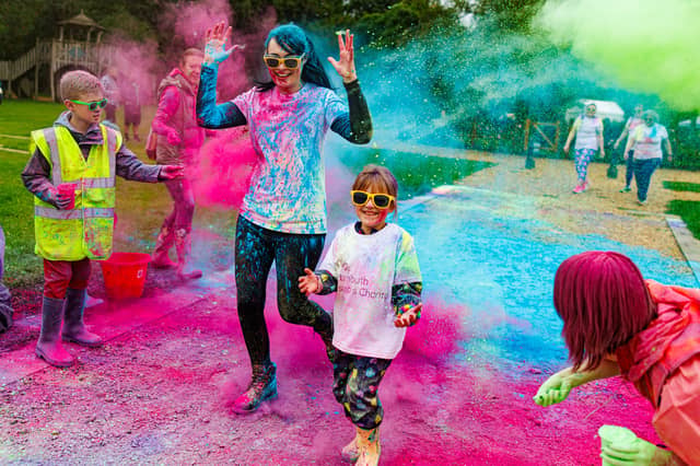QA colour dash event at Staunton Country Park
Picture:Marcin Jedrysiak