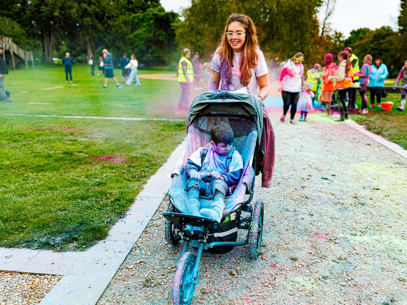 QA colour dash event at Staunton Country Park
Picture:Marcin Jedrysiak
