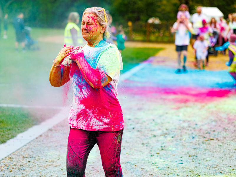 QA colour dash event at Staunton Country Park
Picture:Marcin Jedrysiak
