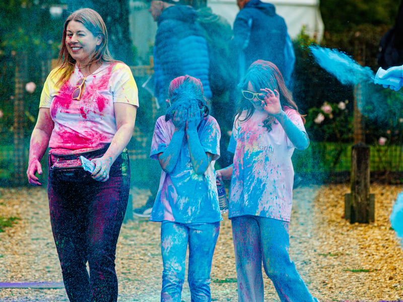 QA colour dash event at Staunton Country Park
Picture:Marcin Jedrysiak