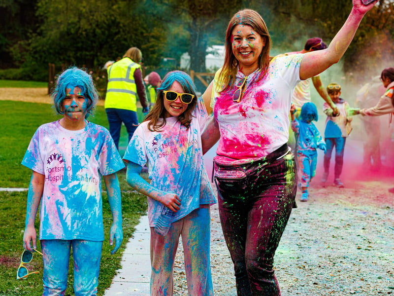 QA colour dash event at Staunton Country Park
Picture:Marcin Jedrysiak