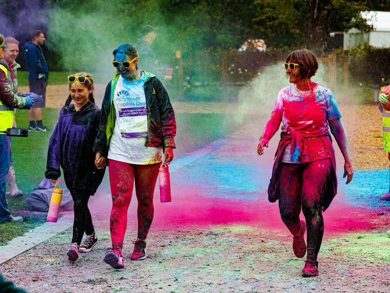 QA colour dash event at Staunton Country Park
Picture:Marcin Jedrysiak