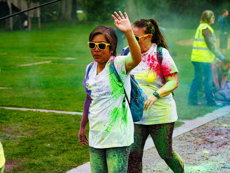 QA colour dash event at Staunton Country Park
Picture:Marcin Jedrysiak