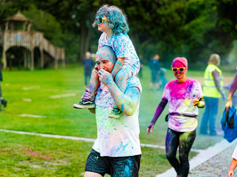 QA colour dash event at Staunton Country Park
Picture:Marcin Jedrysiak