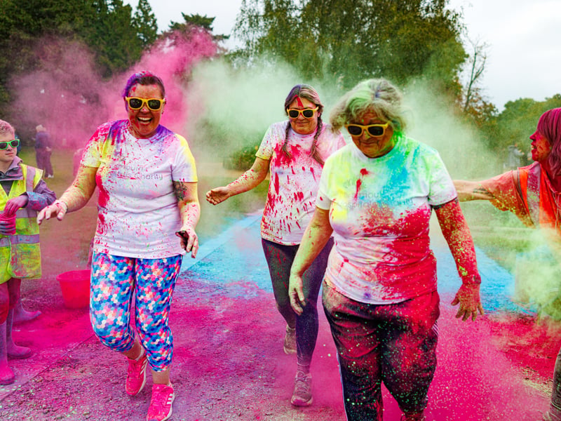 QA colour dash event at Staunton Country Park
Picture:Marcin Jedrysiak