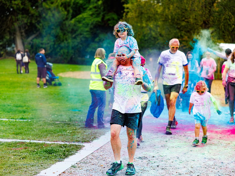 QA colour dash event at Staunton Country Park
Picture:Marcin Jedrysiak