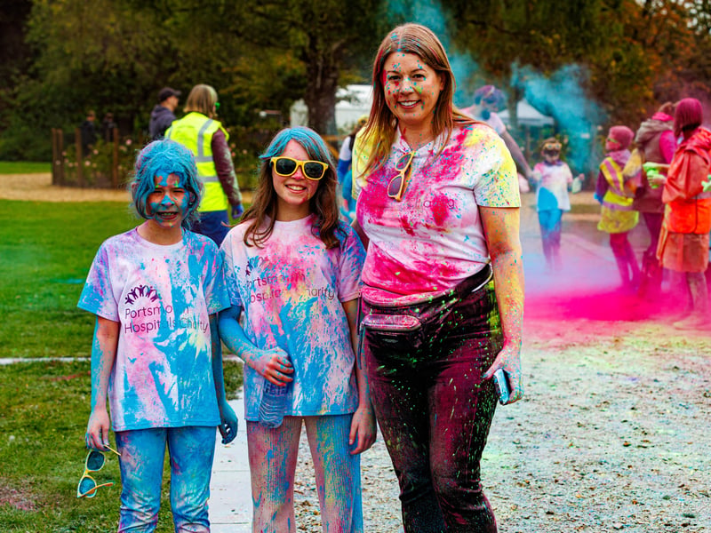 QA colour dash event at Staunton Country Park
Picture:Marcin Jedrysiak