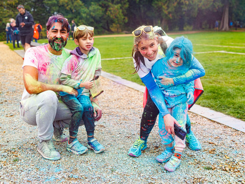 QA colour dash event at Staunton Country Park
Picture:Marcin Jedrysiak