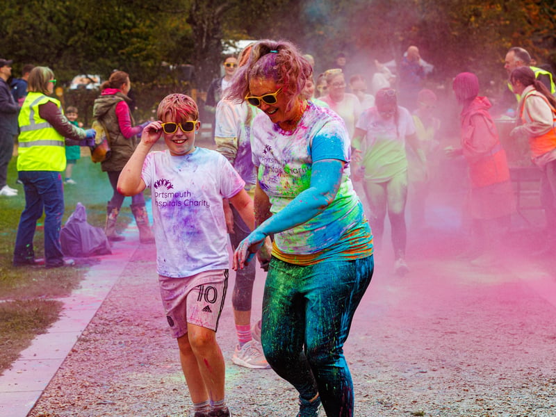 QA colour dash event at Staunton Country Park
Picture:Marcin Jedrysiak
