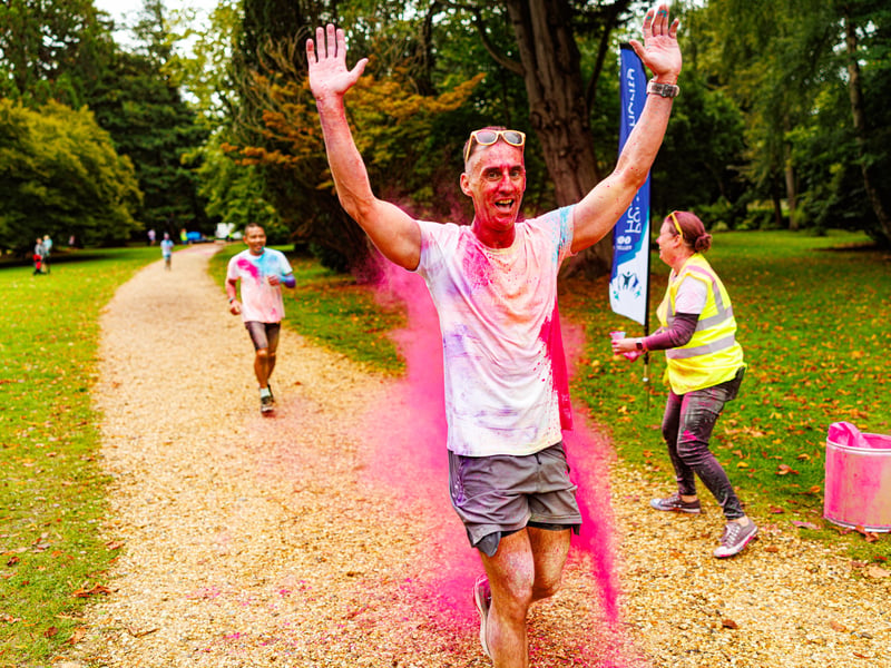 QA colour dash event at Staunton Country Park
Picture:Marcin Jedrysiak